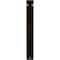 Ekena Millwork Galveston Wrought Iron Bracket, (Single center brace), Antiqued Bronze 1 1/2"W x 7 1/2"D x 10"H BKTM01X07X10SGLABZ - alternate 5